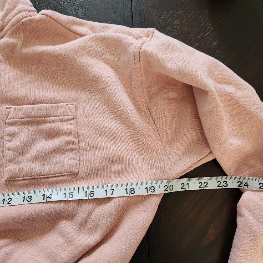Adidas Women's Pink Cropped Pullover - Picture 7 of 8
